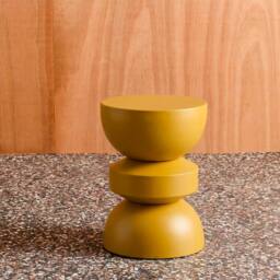 sweeek Side table, end table, nightstand metal in Mustard - thumbnail 2