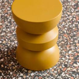 sweeek Side table, end table, nightstand metal in Mustard - thumbnail 8