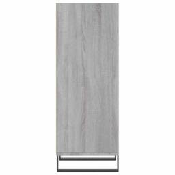 Berkfield Home Sideboard Grey Sonoma 34.5x32.5x90 cm Engineered Wood - thumbnail 4