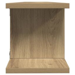 Berkfield Home Wall Shelves 2 pcs Artisan Oak 105x18x20 cm Engineered Wood in Brown - Size: 105 x 18 x 20 cm - thumbnail 6