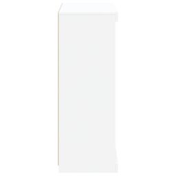 Berkfield Home Sideboard with LED Lights White 60.5x37x100 cm - thumbnail 7