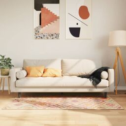 Berkfield Home Rug Washable Multicolour 80x150 cm Anti Slip - Size: 100 cm diameter - thumbnail 1