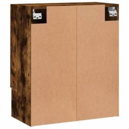 Berkfield Home Wall Cabinet Smoked Oak 60x31x70 cm Engineered Wood in Brown - Size: 60 x 31 x 70 cm - thumbnail 8