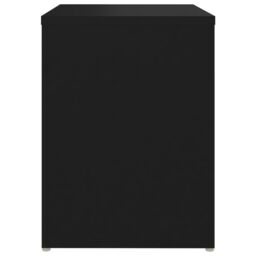 Berkfield Home Bed Cabinets 2 pcs Black 40x30x40 cm Engineered Wood - Size: 40 x 30 x 40 cm - thumbnail 5