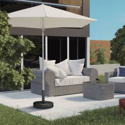 OUTSUNNY 18kg Heavy Duty Concrete Umbrella Parasol Base for Outdoor Patio Umbrella Black - thumbnail 1