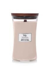 Woodwick Women's Vanilla & Sea Salt Large Candle in Pink