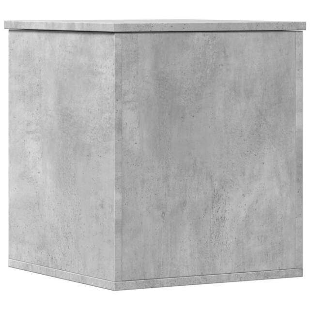 Berkfield Home Storage Box Concrete Grey 40x42x46 cm Engineered Wood - Size: 40 x 42 x 46 cm - image 1