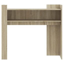 Berkfield Home Console Table Sonoma Oak 100x35x90 cm Engineered Wood in Brown - Size: 100 x 35 x 90 cm - thumbnail 4