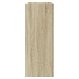 Berkfield Home Console Table Sonoma Oak 100x35x90 cm Engineered Wood in Brown - Size: 100 x 35 x 90 cm - thumbnail 5