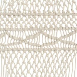 Berkfield Home Macrame Curtain 140x240 cm Cotton in Cream - thumbnail 4