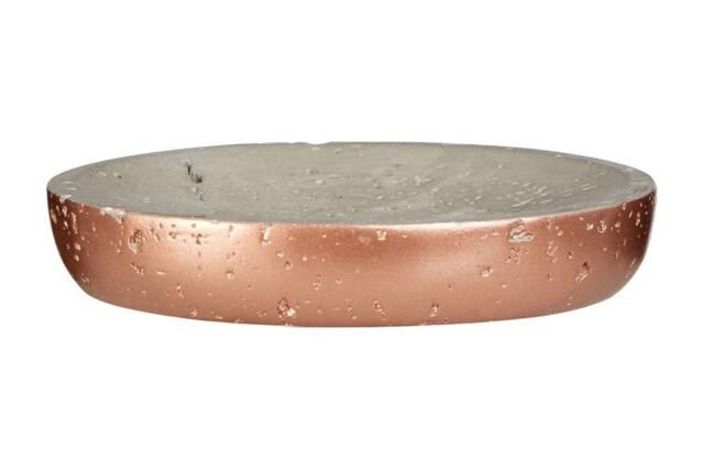Orsina Neptune Oval Soap Dish, Warm Copper Finish in Gold - image 1