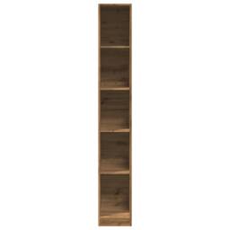 Berkfield Home Wardrobe Artisian Oak 30x50x200 cm Engineered Wood in Brown - Size: 30 x 50 x 200 cm - thumbnail 4