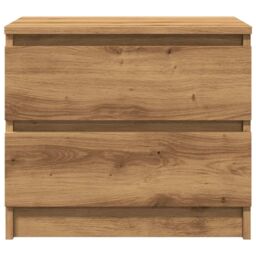 Berkfield Home Bedside Cabinets 2 pcs Artisan Oak 50x40x43.5 cm Engineered Wood in Brown - thumbnail 5