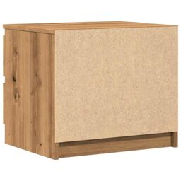 Berkfield Home Bedside Cabinets 2 pcs Artisan Oak 50x40x43.5 cm Engineered Wood in Brown - thumbnail 7