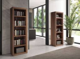 Angel Cerda Walnut Veneer Shelf 65x40x200 cm (Model ) - Size: 65 x 40 x 200 cm - thumbnail 3