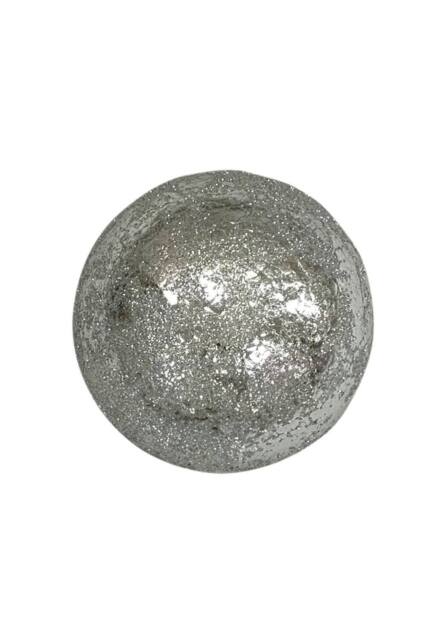 KDMD Silver Metallic Bauble 13cm 2 Pack - image 1