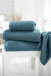 Deyongs Hotel Spa Palazzo Deluxe Cotton Towels - 1846 in Teal - thumbnail 1