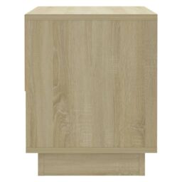 Berkfield Home Bedside Cabinet Sonoma Oak 45x34x44 cm Engineered Wood in Beige - Size: 45 x 34 x 44 cm - thumbnail 6