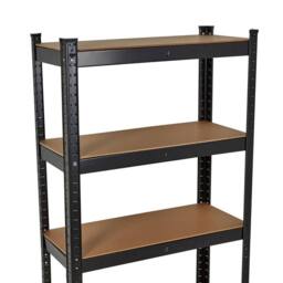 EONLION Black Large 5 TIER GARAGE SHELVES SHELVING UNIT - Size: 1000mm × 2000mm - thumbnail 4