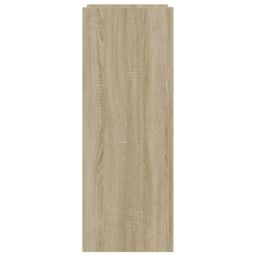 Berkfield Home Shoe Cabinet Sonoma Oak 74.5x37.5x100 cm Engineered Wood in Brown - thumbnail 5