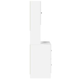 Berkfield Home Kitchen Cabinet White 95x50x180 cm Engineered Wood - Size: 95 x 50 x 180 cm - thumbnail 5