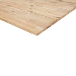 Berkfield Home Versatile Bathroom Vanity Top Untreated 140x50x2 cm Solid Wood Acacia in Brown - Size: 140 x 50 x 2 cm - thumbnail 7