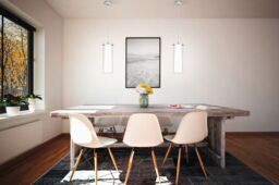 Loops Pendant Light Chrome Plated Clear White Glass Opal Shade Matt Bulb E27 1x60W - thumbnail 3