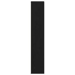 Berkfield Home Shoe Cabinet Black Oak 54x34x183 cm Engineered Wood - Size: 54 x 34 x 183 cm - thumbnail 6