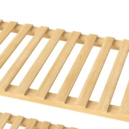 Levede Bamboo Storage Shelf 3-Tier Organiser Shelving Unit Stand Shoe Rack in Natural - thumbnail 5
