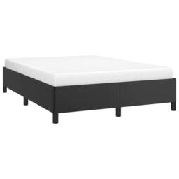 Berkfield Home Bed Frame Black 135x190 cm Double Faux Leather - thumbnail 3