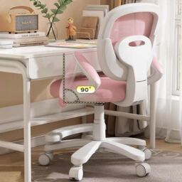 Hygrad Built to Survive Swivel Chair Ergonomic Rolling Adjustable Kids Children Teens 360 Swivel Revolving Chair w/ Armrest & Foot Rest In Colours - thumbnail 2