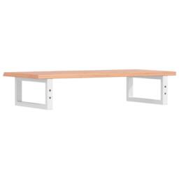 Berkfield Home Elegant Basin Shelf Wall Mounted Steel & Solid Wood Oak in Brown - thumbnail 6