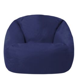 icon Teen Bean Bag Chair Grey Childrens Bean Bags in Navy - thumbnail 4