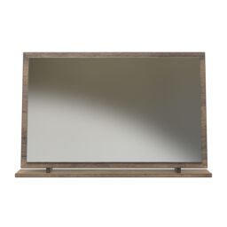 Ready Assembled 2 U Seattle Large Mirror (Ready Assembled) in Dark Brown - thumbnail 1