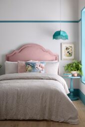 Appletree 'Toria' Arts & Crafts Floral Jacquard Duvet Cover Set in Stone - Size: Double - thumbnail 5