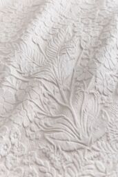 Appletree 'Toria' Arts & Crafts Floral Jacquard Duvet Cover Set in Stone - Size: Double - thumbnail 3
