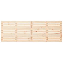 Berkfield Home Wall Headboard 166x3x63 cm Solid Wood Pine in Natural - Size: 166 x 3 x 63 cm - thumbnail 4