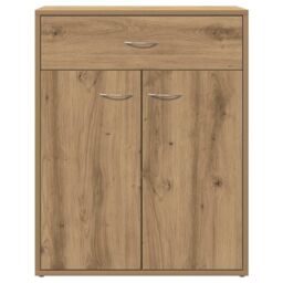 Berkfield Home Sideboard Artisan Oak 60x30x75 cm Engineered Wood in Brown - Size: 60 x 30 x 75 cm - thumbnail 4