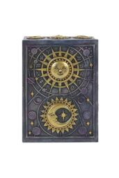 KDMD Sun & Moon Resin Storage Box in Grey - thumbnail 3