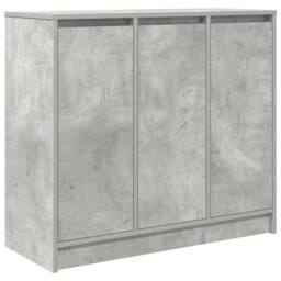 Berkfield Home Sideboard Concrete Grey 85x34x76 cm Engineered Wood - Size: 85 x 34 x 76 cm - thumbnail 3