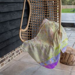 Benjamin Tate Design London Eye Tree Drops Blanket in Natural - Size: 120 cm x 150 cm - thumbnail 4