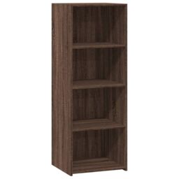 Berkfield Home Highboard Brown Oak 45x41x124 cm Engineered Wood - Size: 45 x 41 x 124 cm - thumbnail 2
