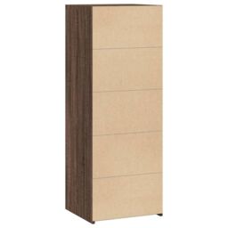 Berkfield Home Highboard Brown Oak 45x41x124 cm Engineered Wood - Size: 45 x 41 x 124 cm - thumbnail 6