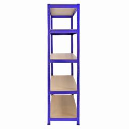Monstershop Monster Racking T-Rax Metal Storage Shelves, Blue, 90cm W, 45cm D, Set in Blue - thumbnail 4