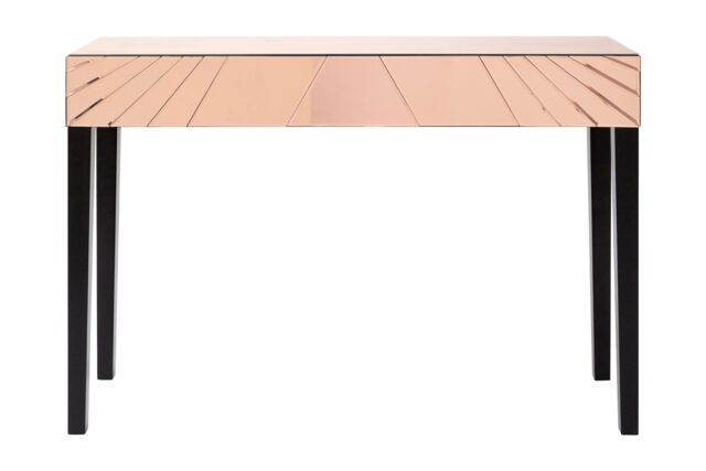Orsina Modern Design Earl Console Table, Luxe Hallway Table For Livingroom, Durable Console Table For Hallway in Gold - image 1