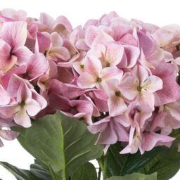 Love Lace Shabby Pink Hydrangea Bouquet Artificial Flower - thumbnail 3