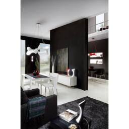 Netlighting Ora Rectangular Ceiling 2 Arm 4 Light E27 Gloss PurplePolished Chrome in Cerise - thumbnail 4
