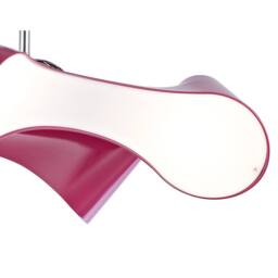 Netlighting Ora Rectangular Ceiling 2 Arm 4 Light E27 Gloss PurplePolished Chrome in Cerise - thumbnail 6