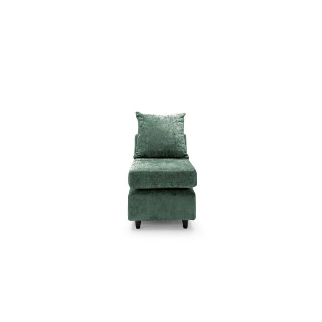 Abakus Direct Harriet Crushed Chenille Extension Unit in Rifle Green - image 1