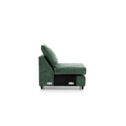 Abakus Direct Harriet Crushed Chenille Extension Unit in Rifle Green - thumbnail 2
